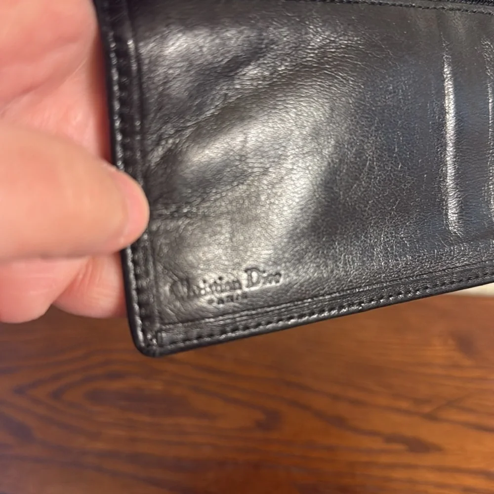 Christian Dior Authentic leather wallet soft